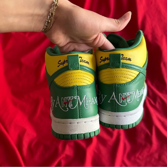 Supreme x Nike SB Dunk High By Any Means Brazil DN3741-700 - Picture 13 of 16